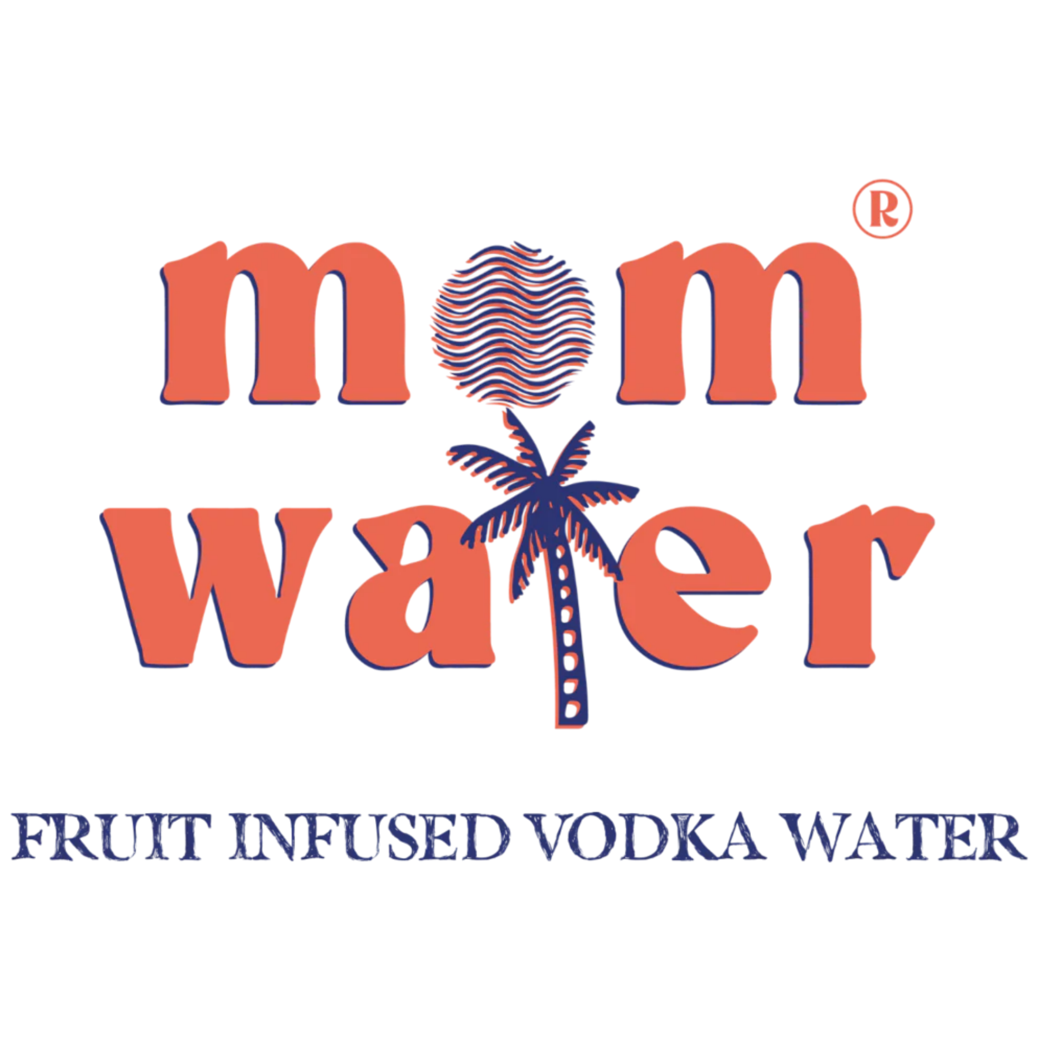 Mom water logo, Mess Hall corporate event brand activation partner.
