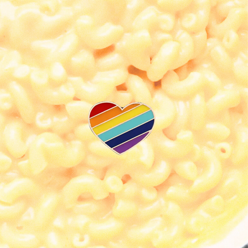 RAINBOW HEART PIN
