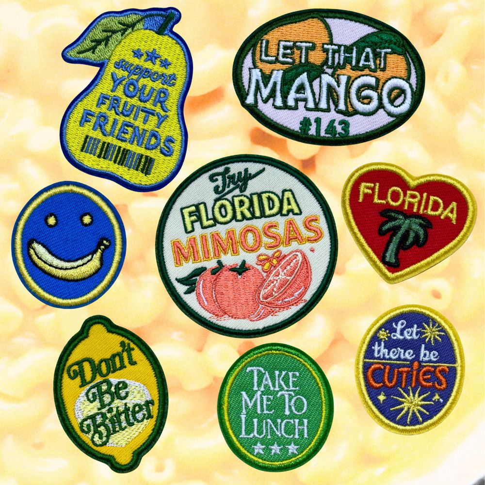 FRUIT STICKER PATCHES