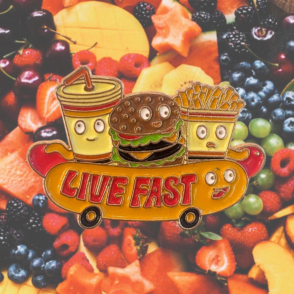 LIVE FAST PIN