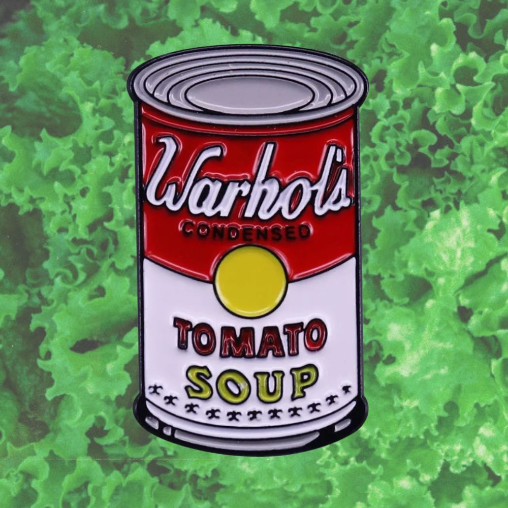 WARHOL'S SOUP PIN