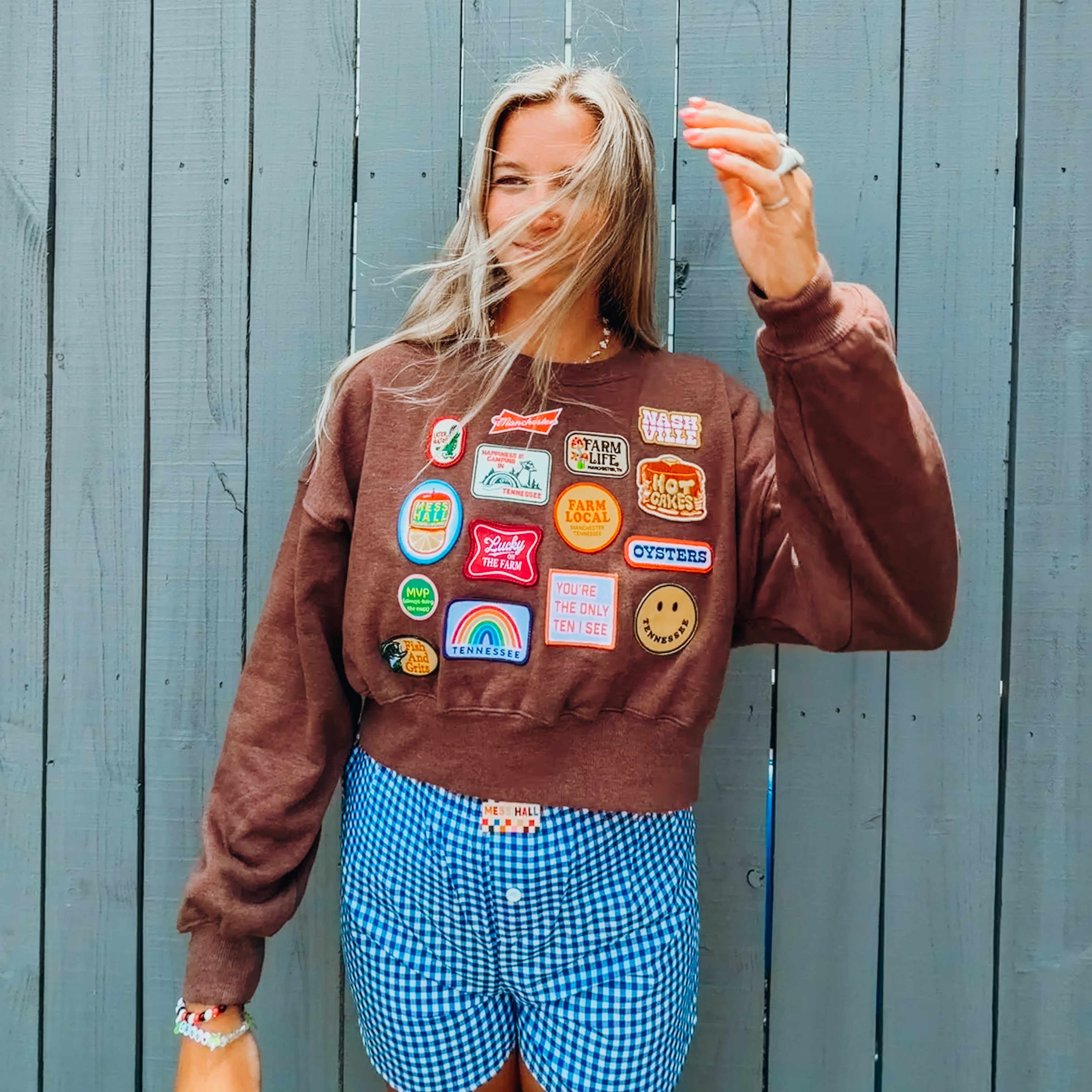 LUCKY ON THE FARM CREWNECK