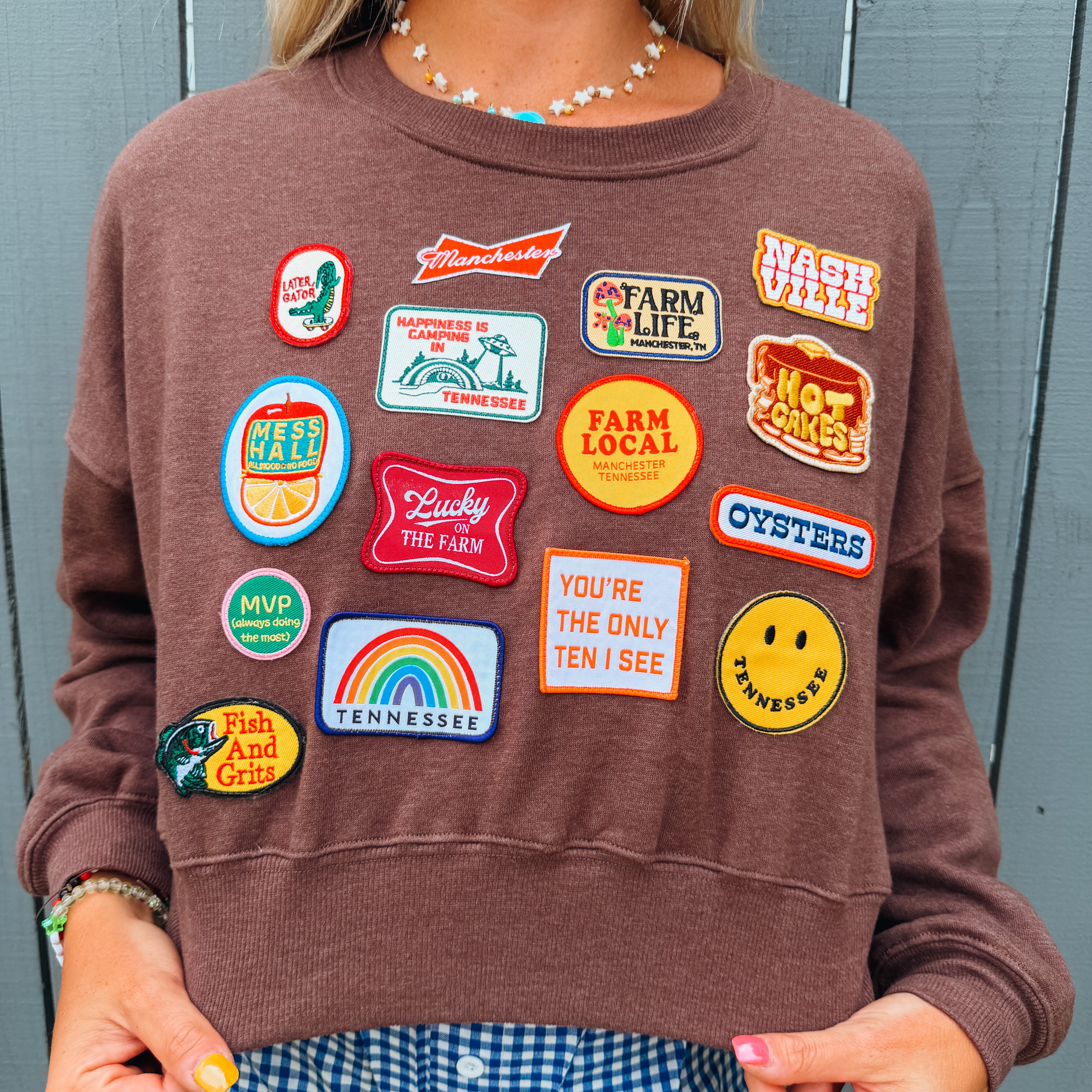LUCKY ON THE FARM CREWNECK