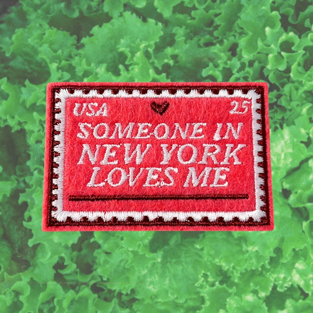 SOMEONE IN NEW YORK LOVES ME PATCH
