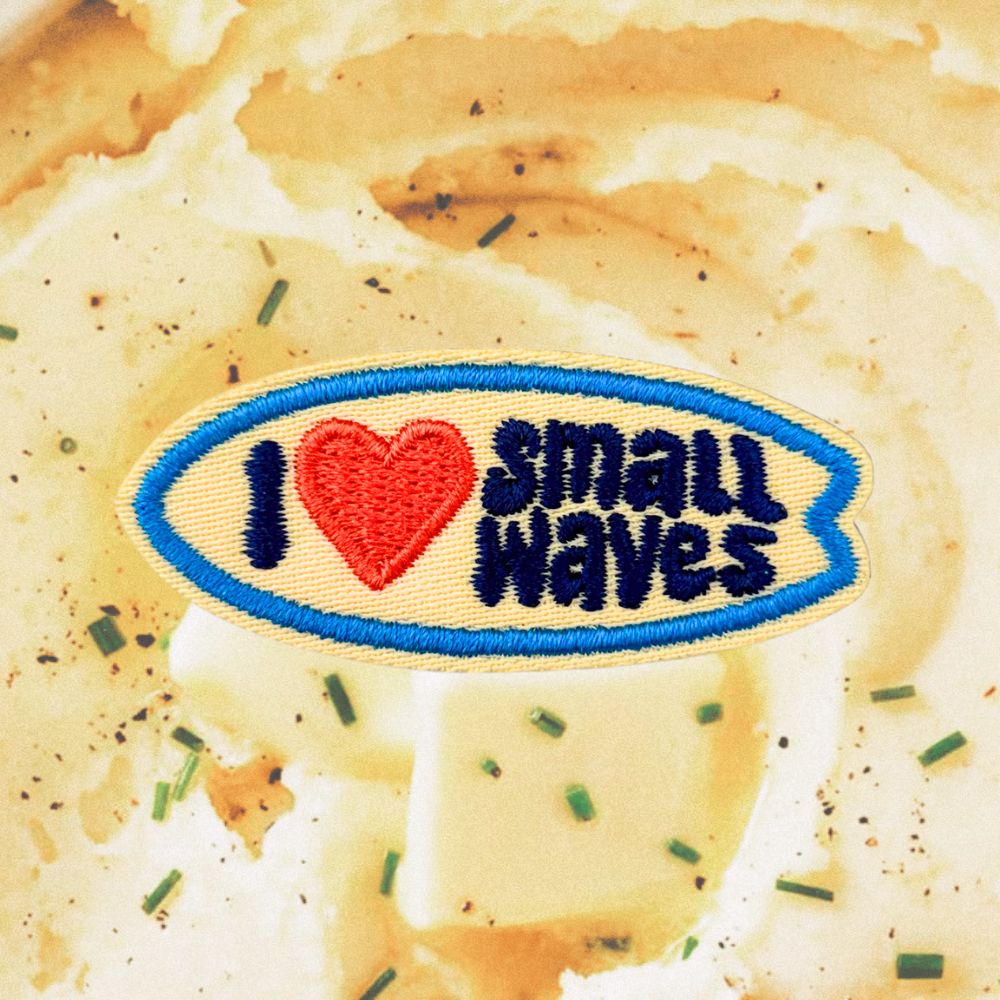 I LOVE SMALL WAVES PATCH
